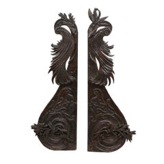 Pair of 18th Century French Architectural Carvings, ca. 1780