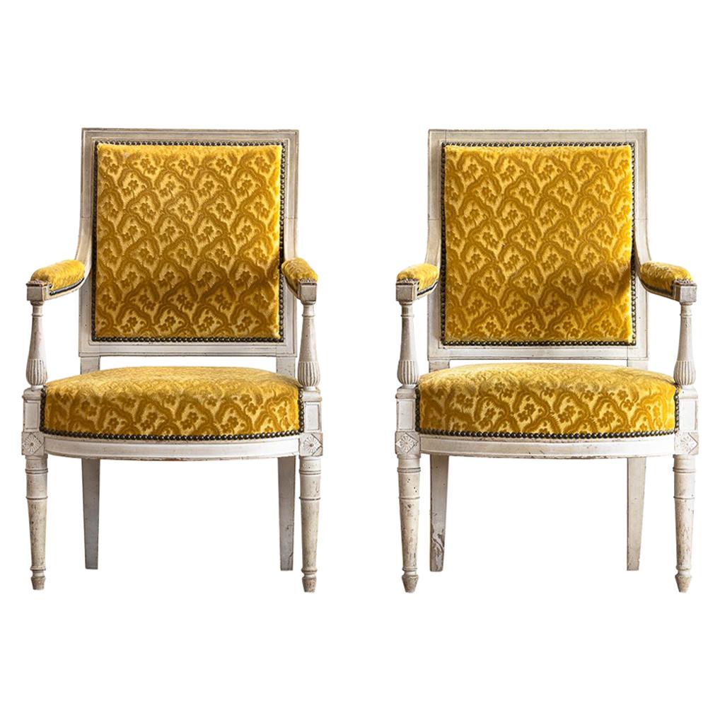 Pair of 18th Century French Armchairs