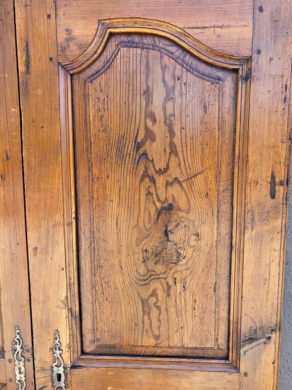 Louis XV Pair of 18th Century French Armoire Doors For Sale