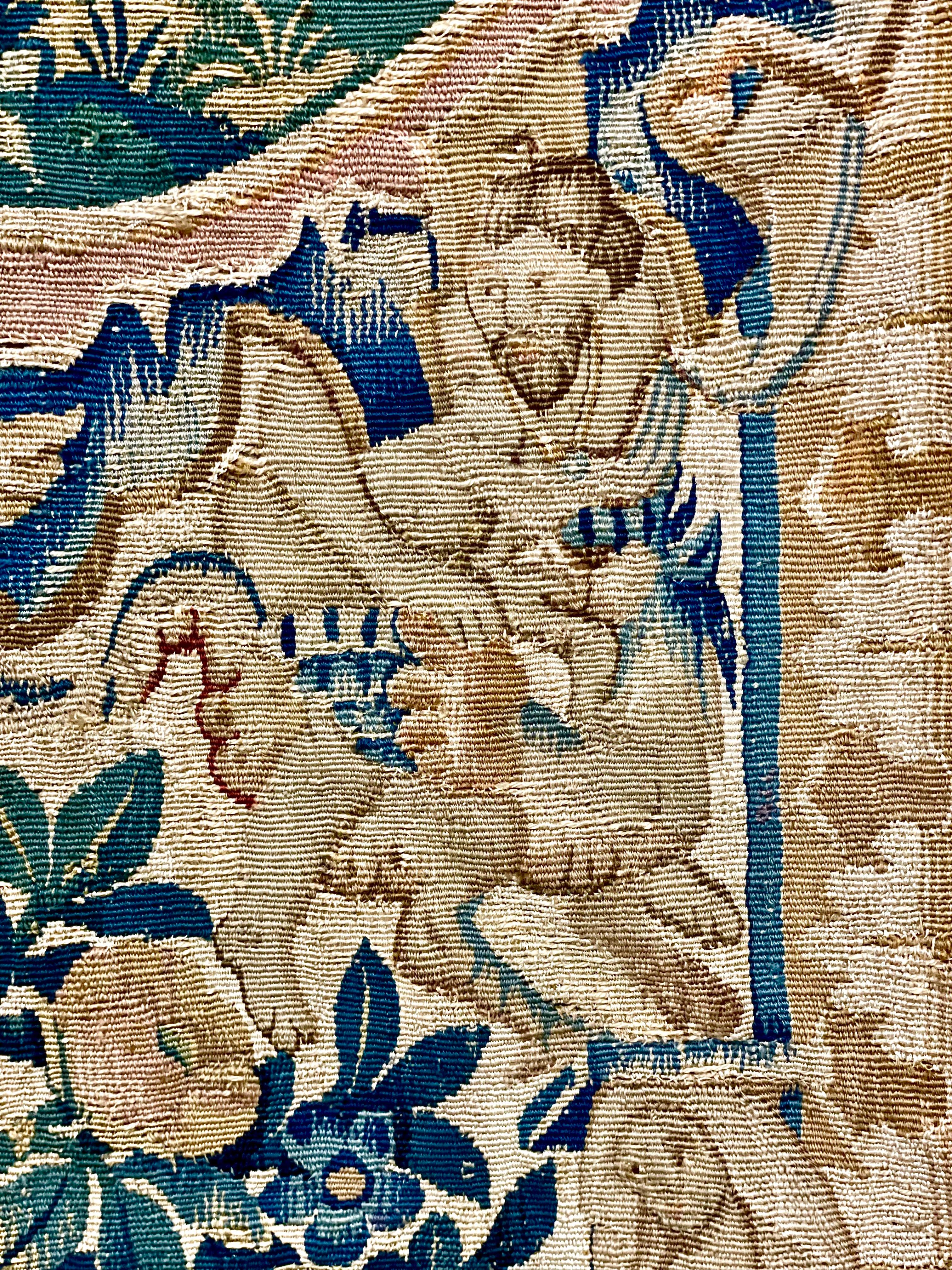 Paire de tapisseries d'Aubusson du 18ème siècle  en vente 8