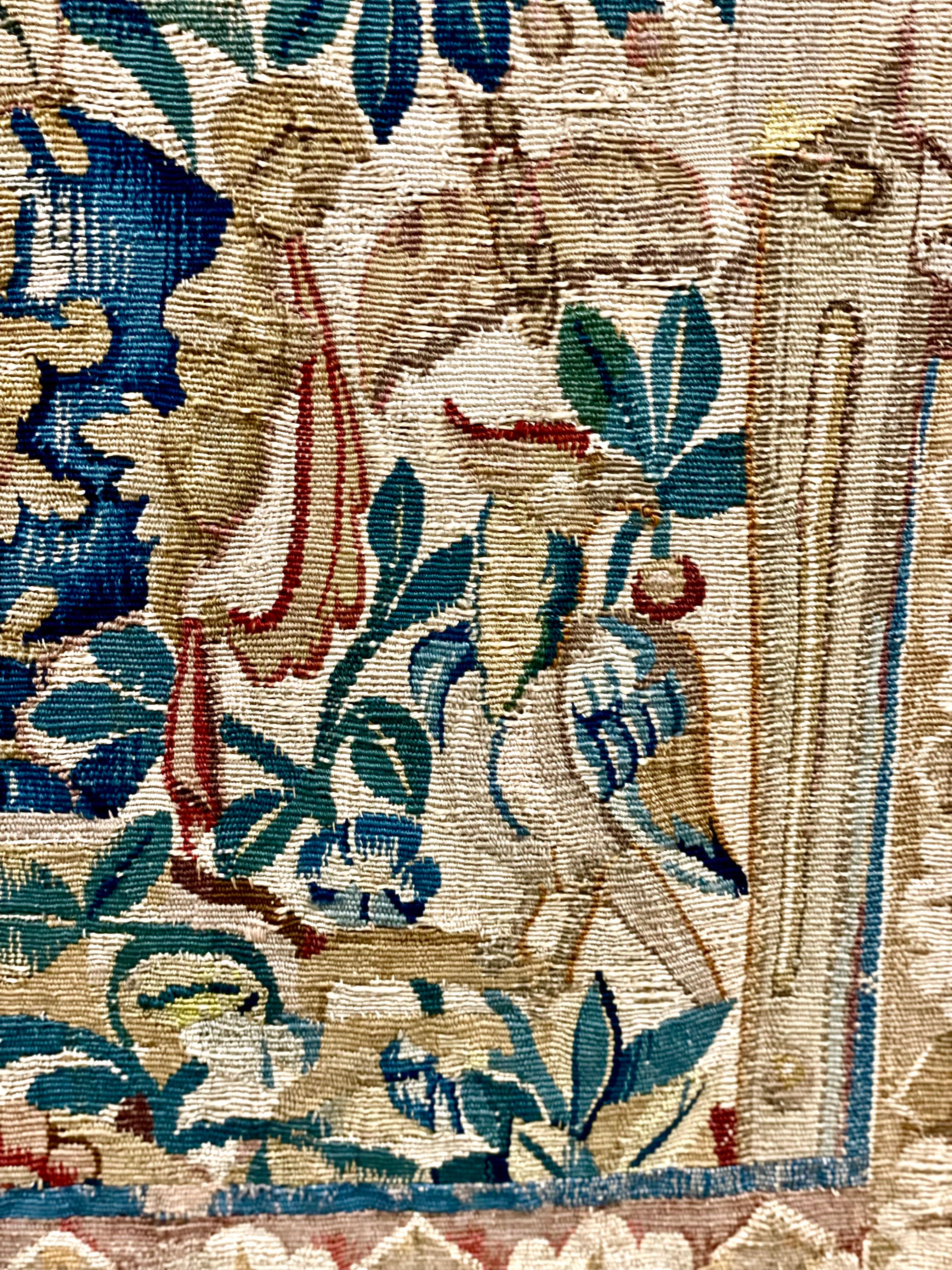 Paire de tapisseries d'Aubusson du 18ème siècle  en vente 10