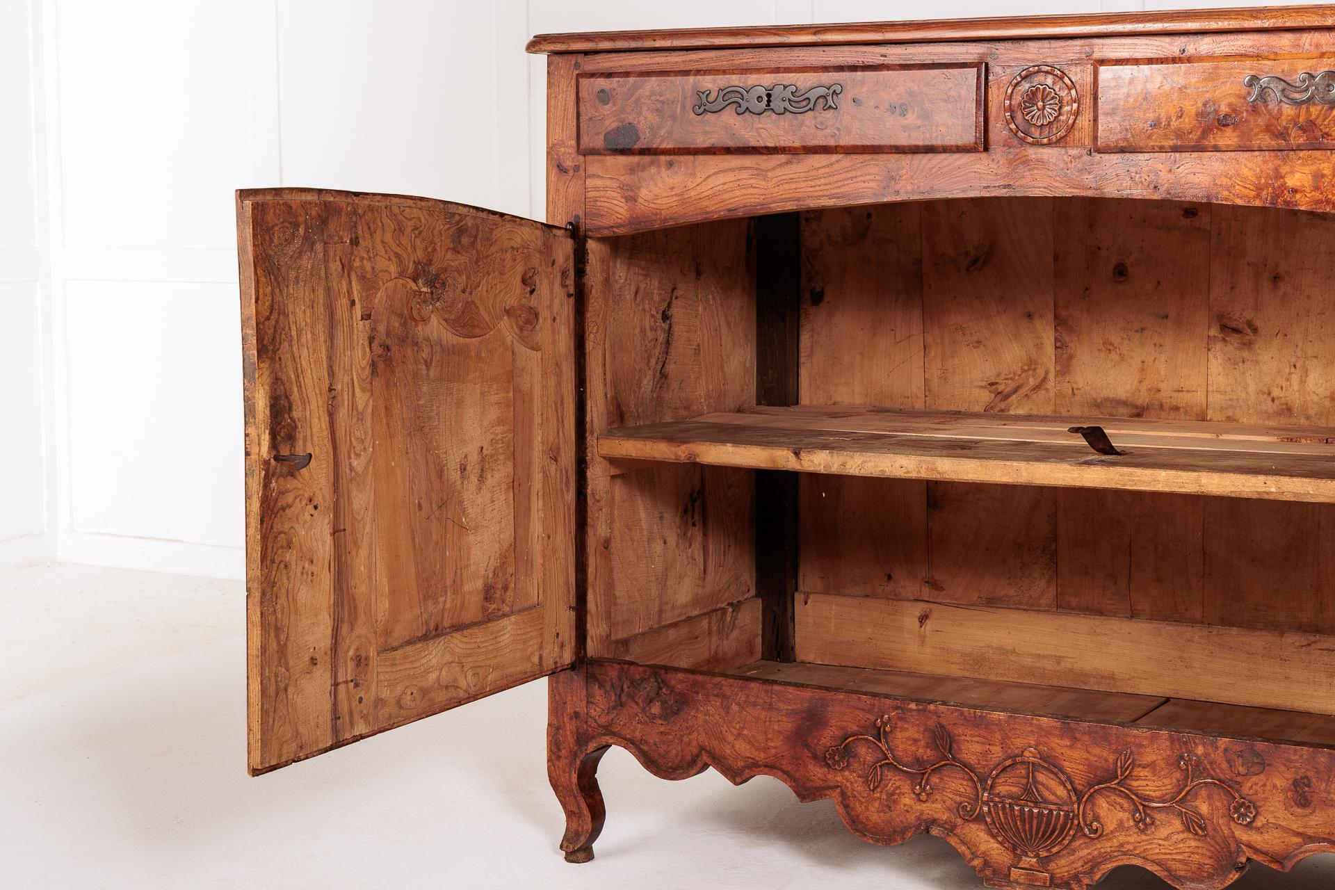 Pair of 18th Century French Burr Ash Buffets In Good Condition For Sale In Gloucestershire, GB