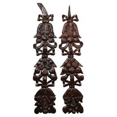 Pair of 18th Century French Carved Walnut Architectural Elements