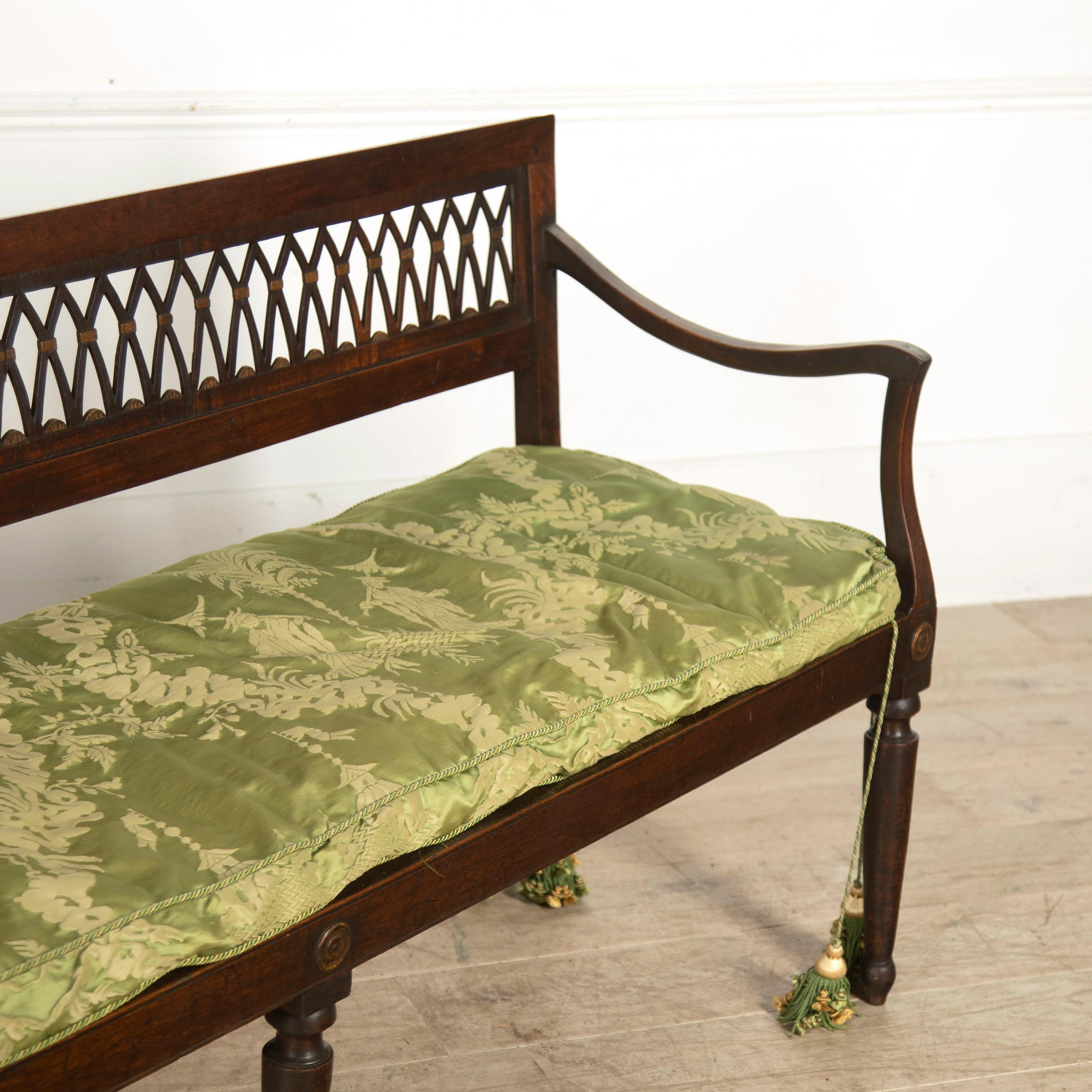 Pair of 18th Century French Directoire Benches In Good Condition In Gloucestershire, GB