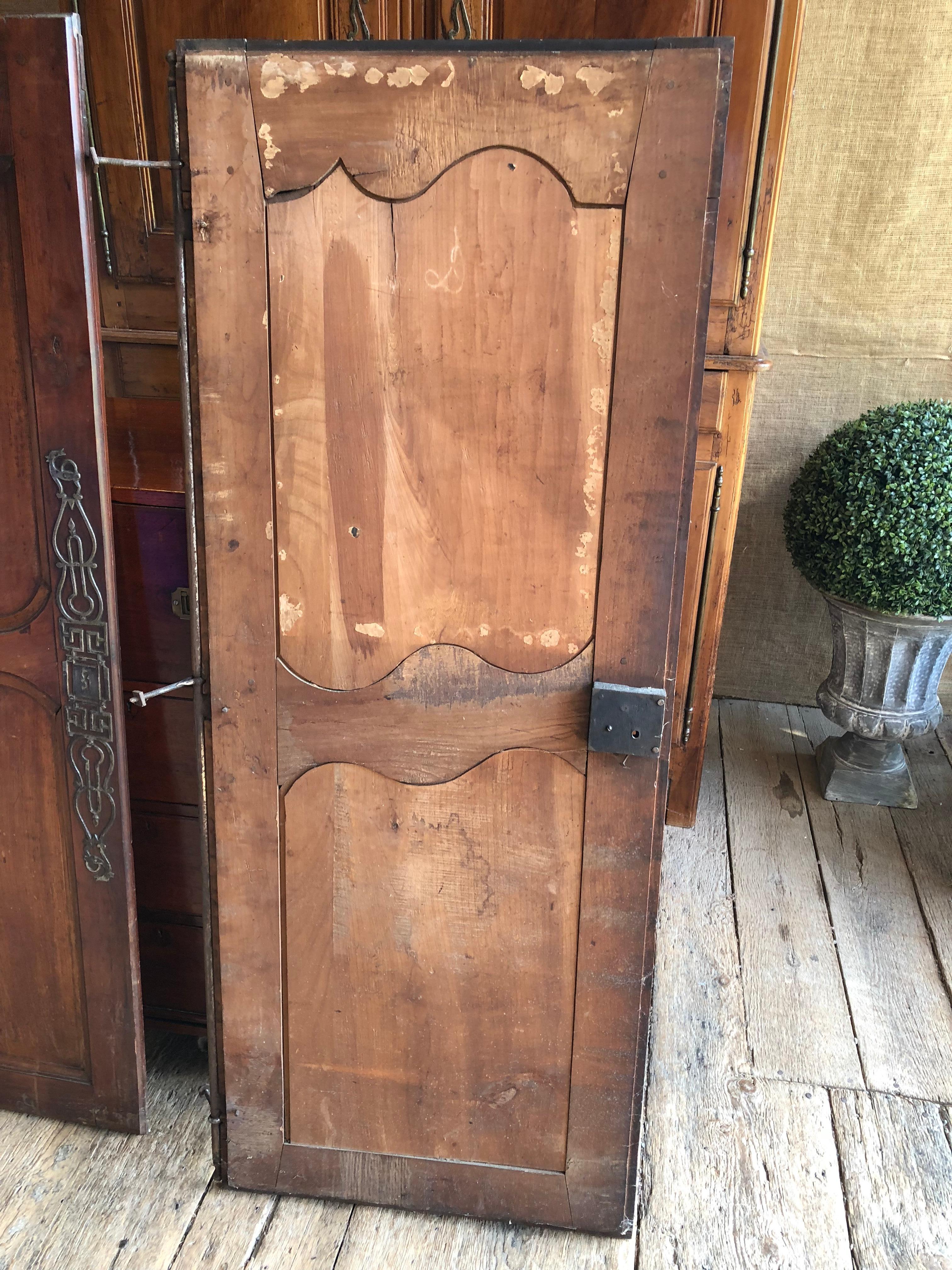 Pair of 18th Century French Doors, 62” high x 24” w each door 7