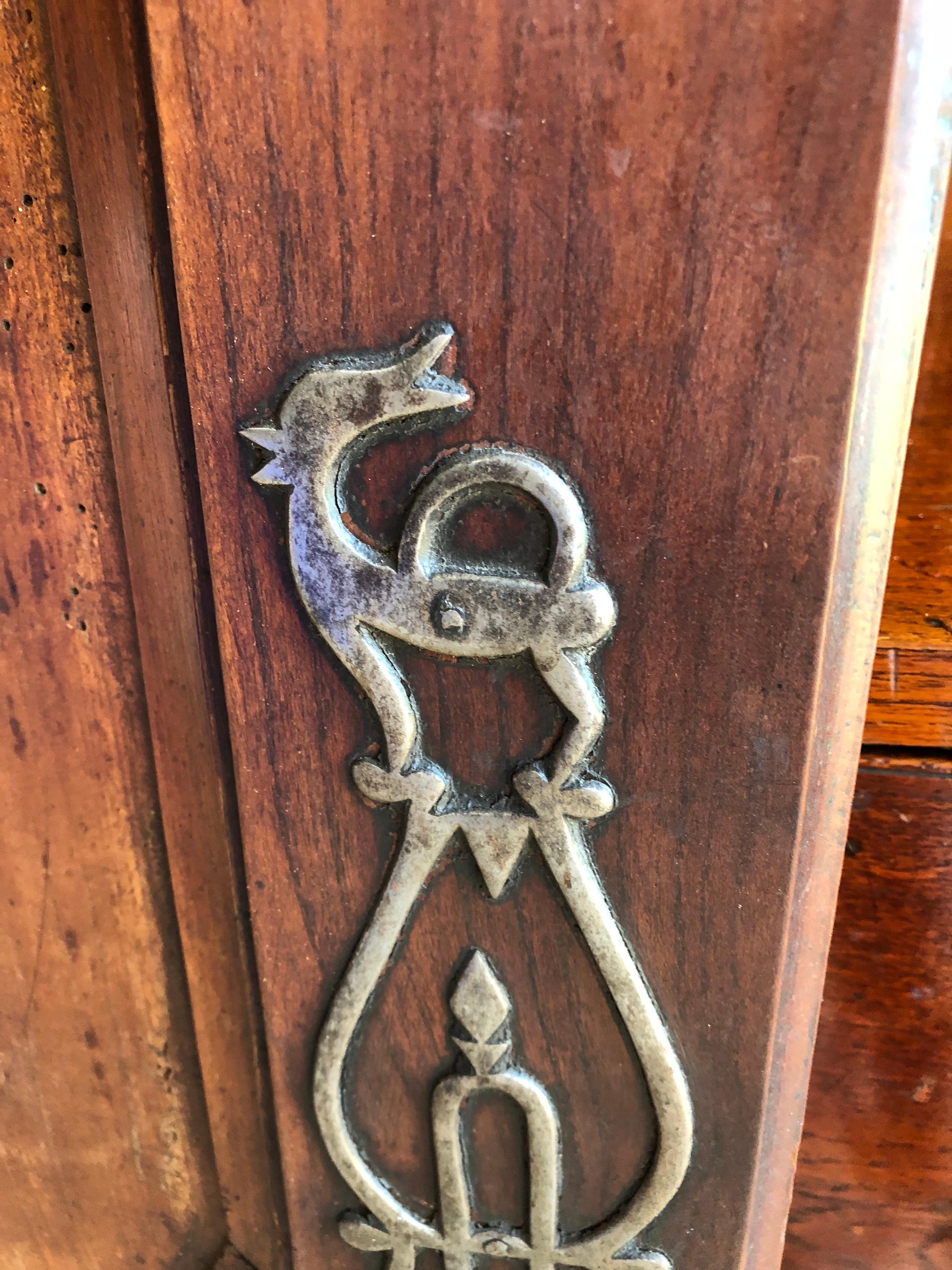 Pair of 18th Century French Doors, 62” high x 24” w each door 10