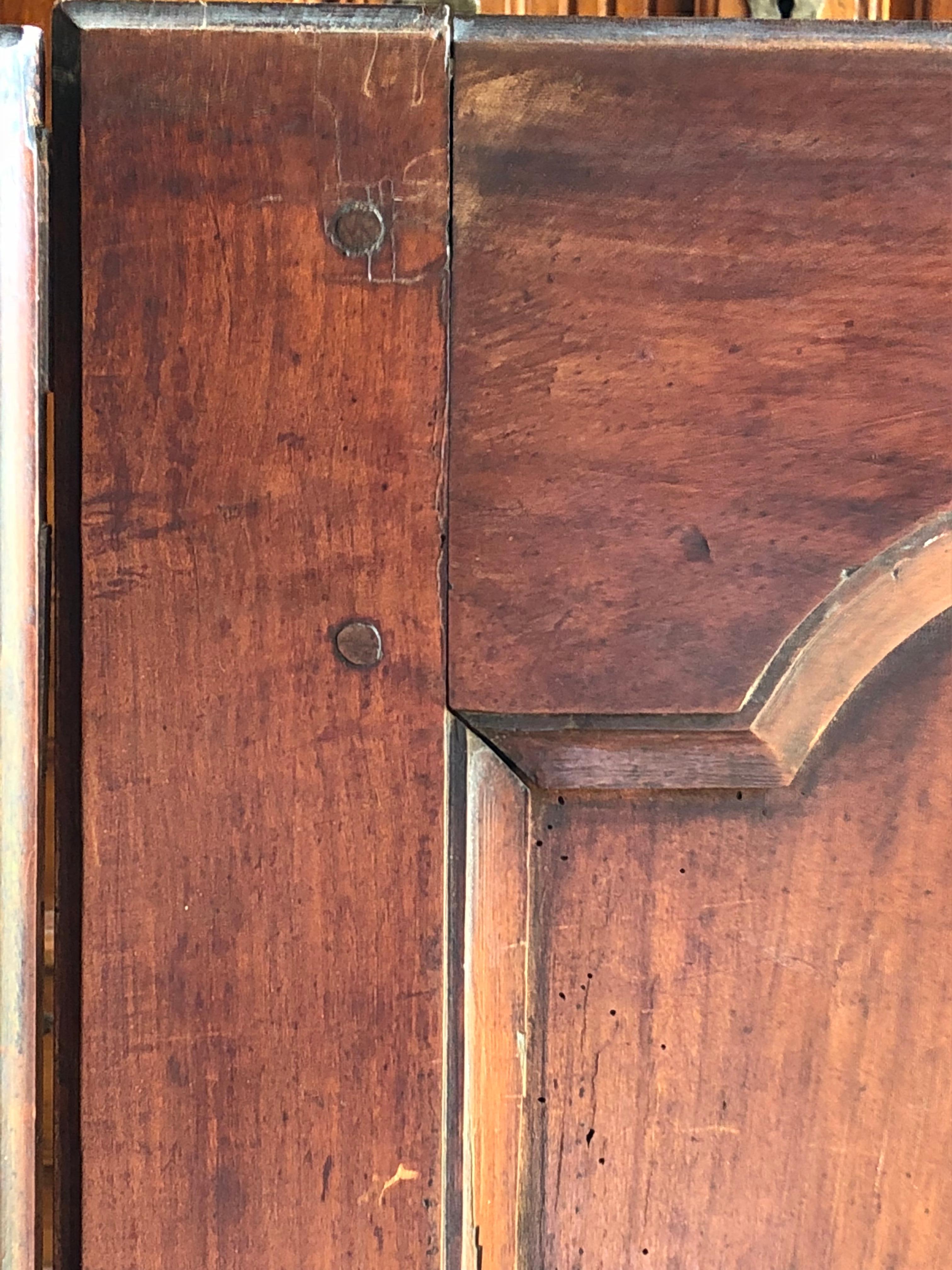 Louis XV Pair of 18th Century French Doors, 62” high x 24” w each door
