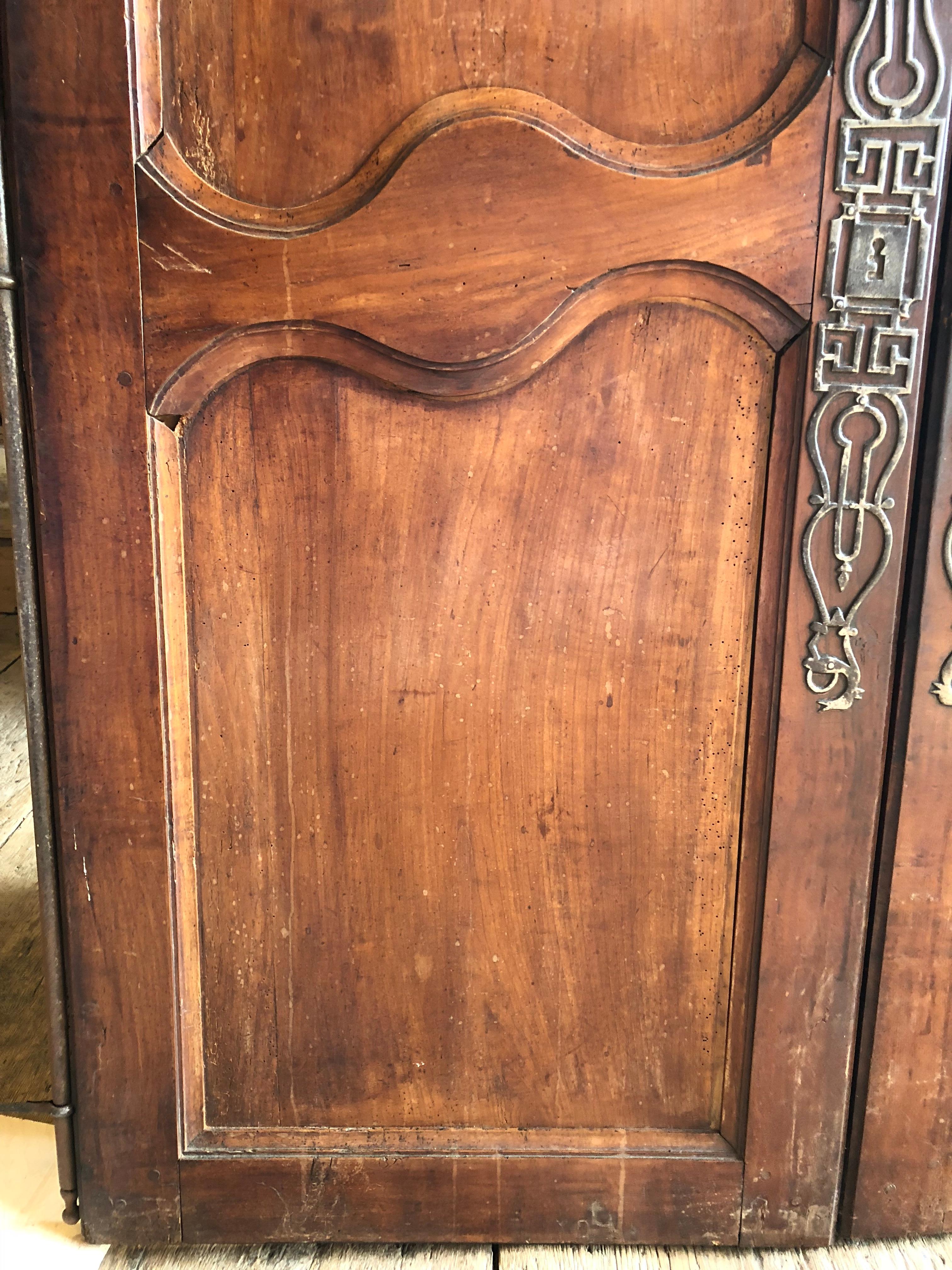 Pair of 18th Century French Doors, 62” high x 24” w each door 2