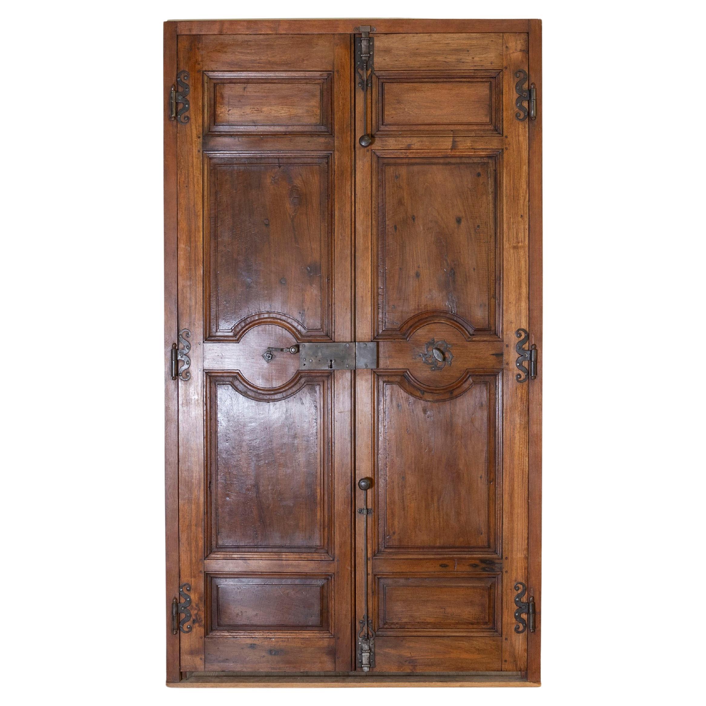 Pair of 18th Century French Double-sided Aix Doors From Avignon