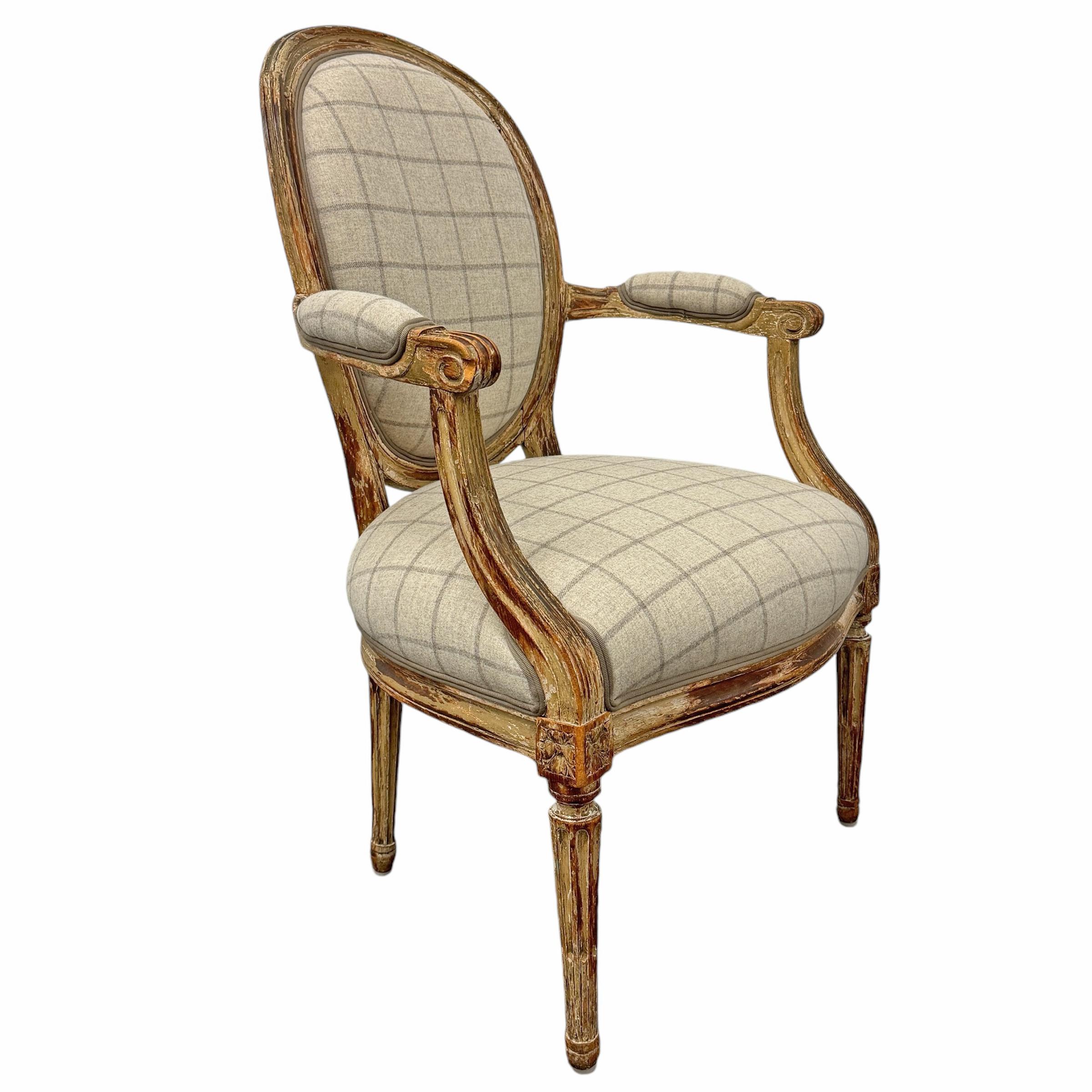 Paire de Fauteuil du 18ème siècle Bon état - En vente à Chicago, IL
