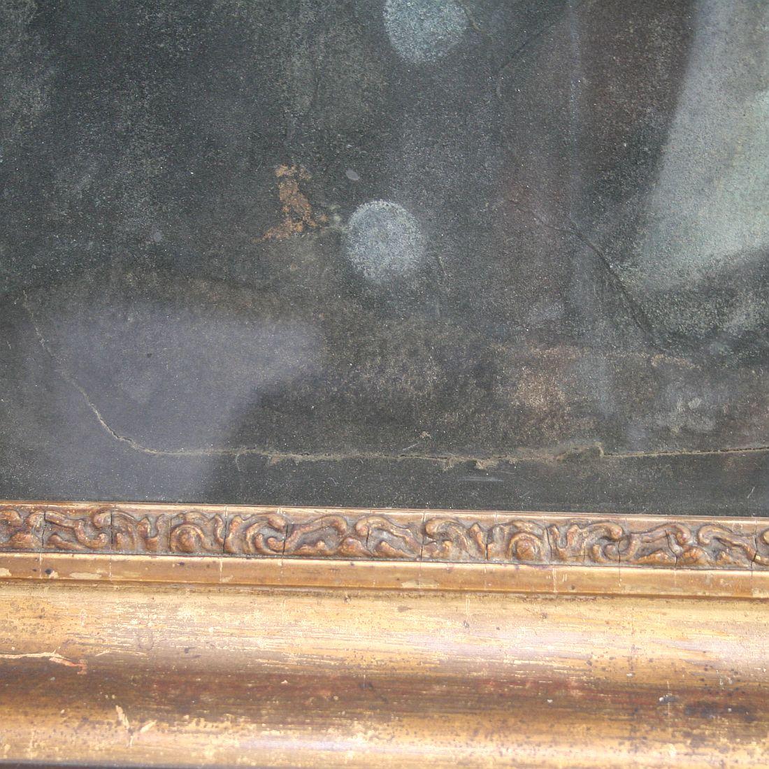 Pair of 18th Century French Folk Art Pastel Portraits 1