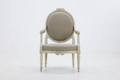 Pair of 18th Century French Painted Chairs