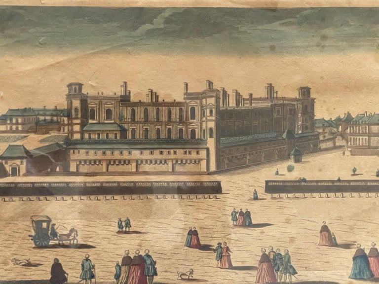 Gravure port de bordeaux18 ème siècle - Antiquités