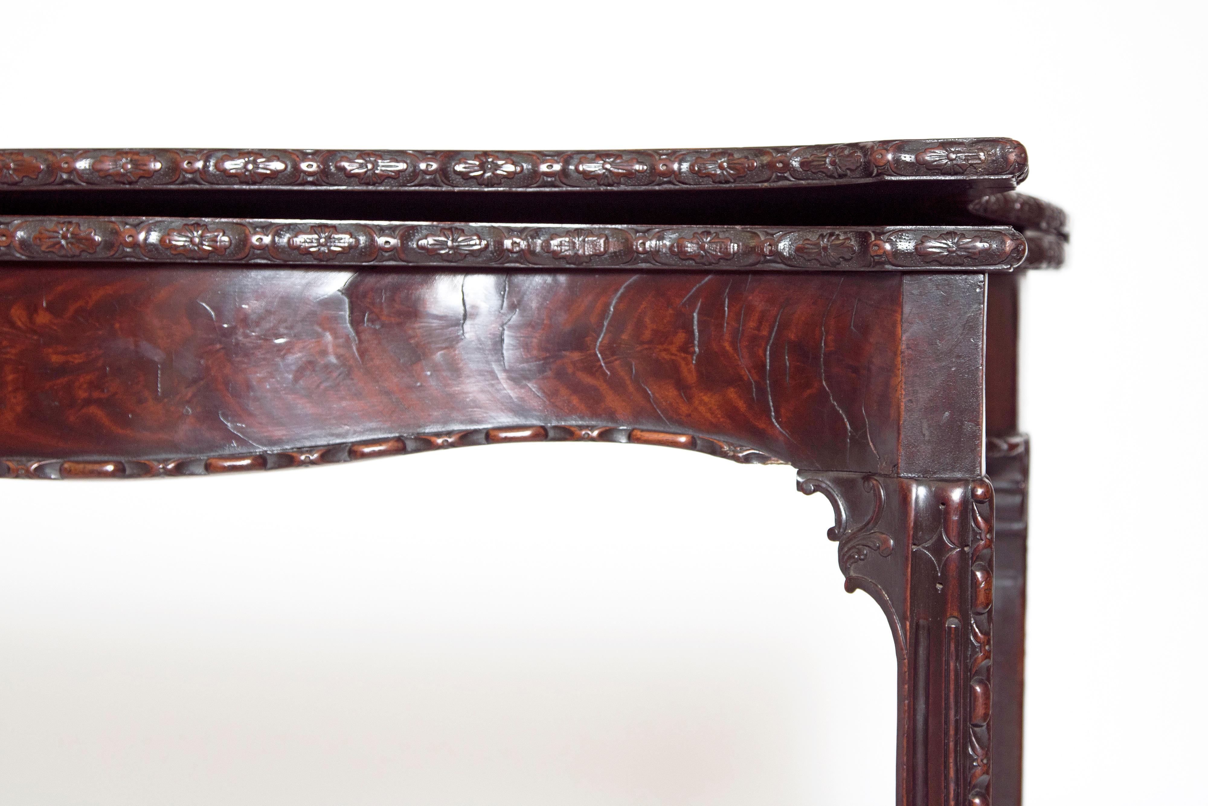 Pair of 18th Century George III Mahogany Card Tables 4