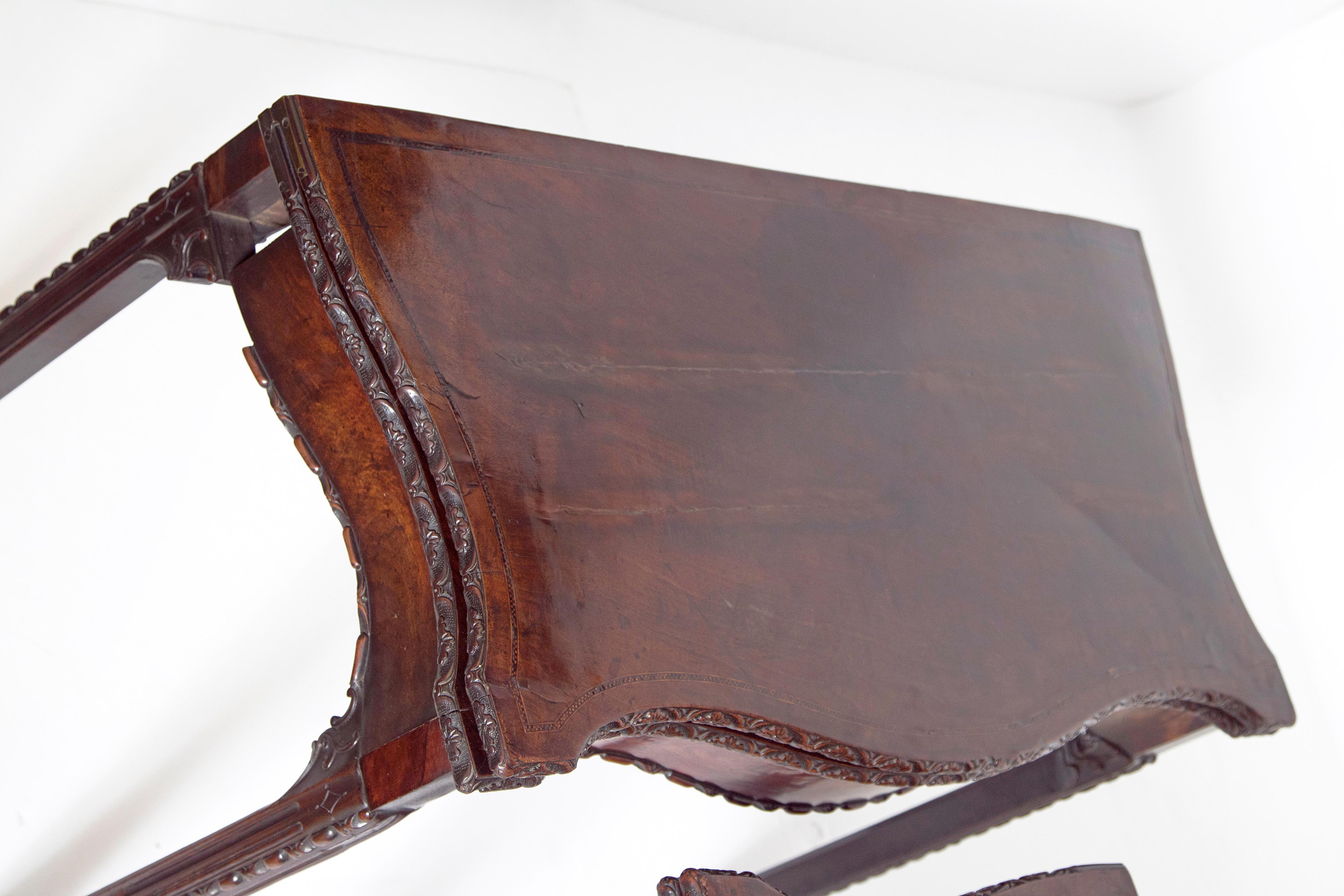 Pair of 18th Century George III Mahogany Card Tables 14