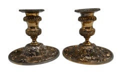 Pair Of 18th Century Gilt Bronze Candlesticks