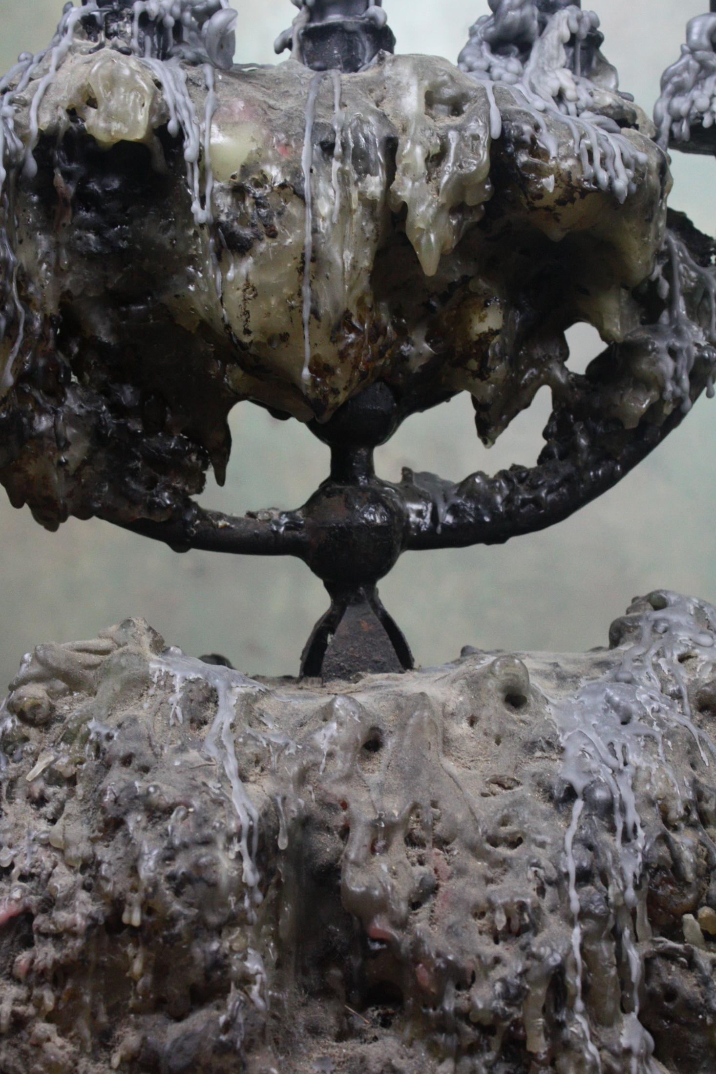 gothic wrought iron candelabra