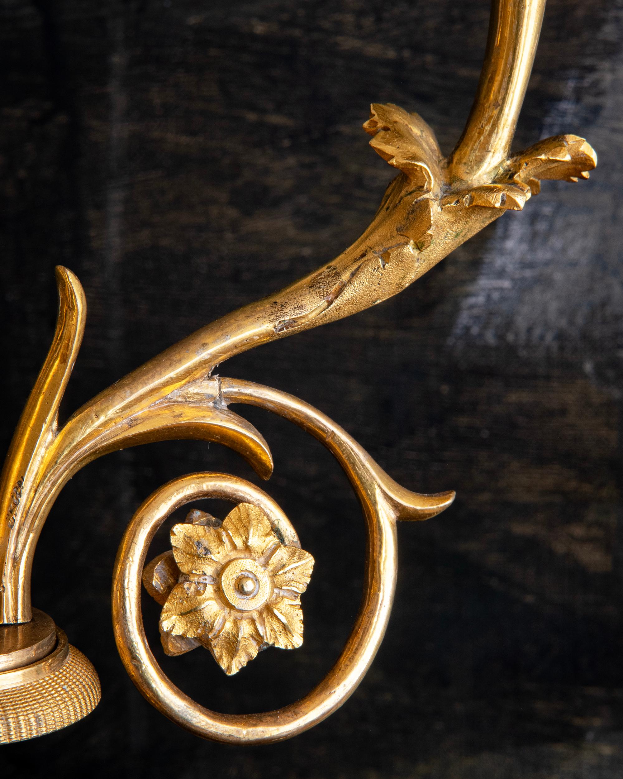 Svedese Pair of 18th Century Gustavian Candelabras in vendita