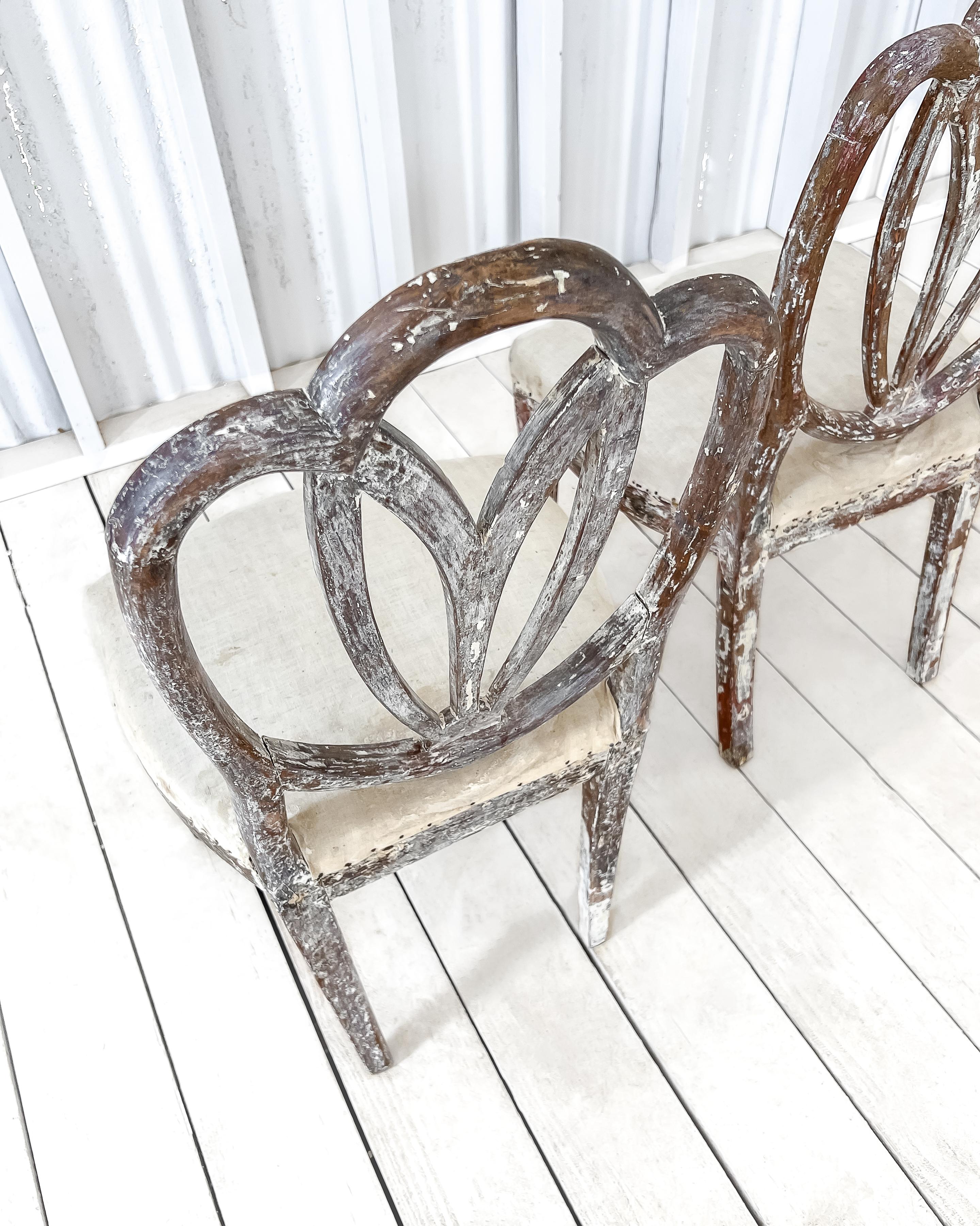 Pair of 18th Century Gustavian Side Chairs 10