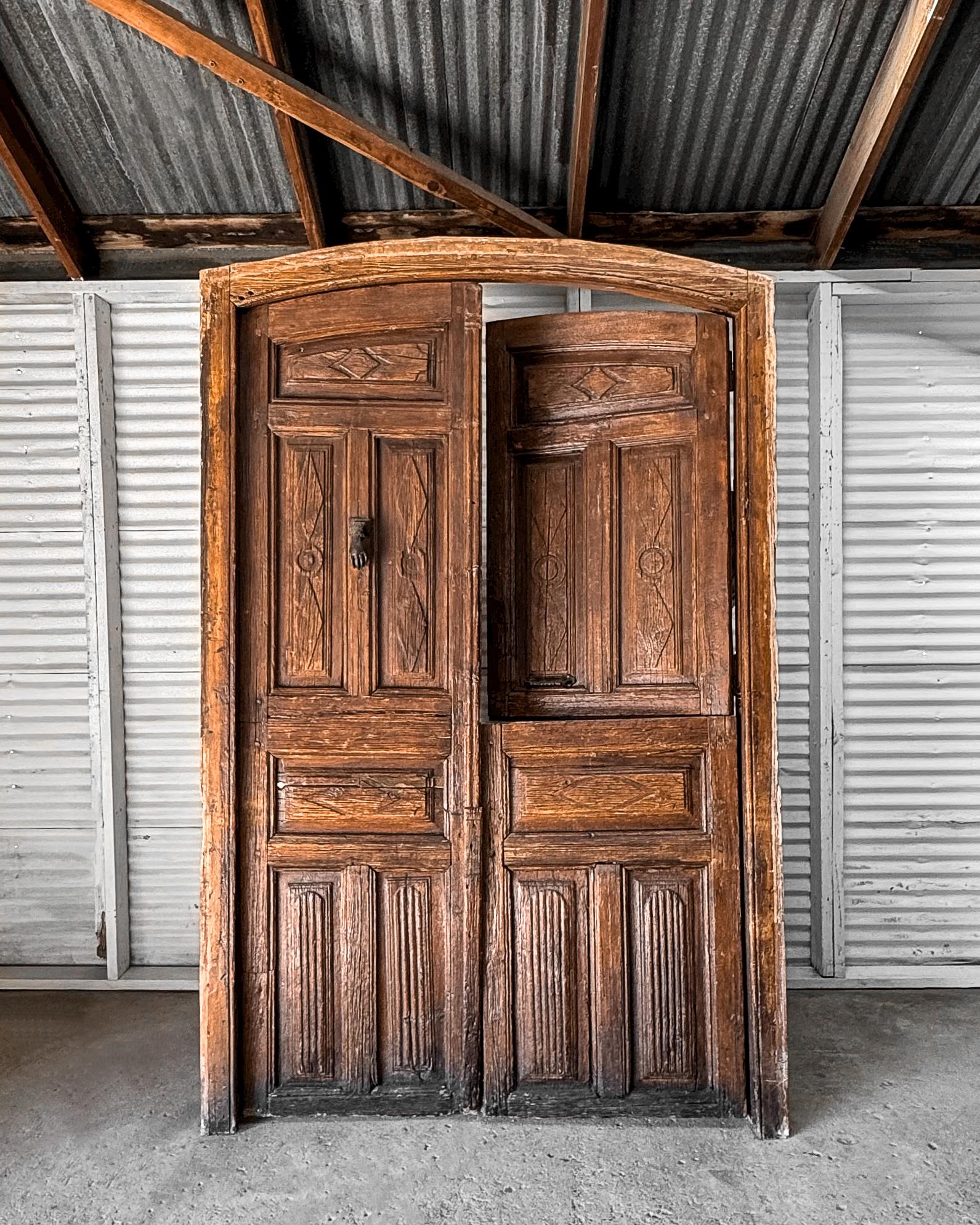 Pair of 18th Century Hacienda Entrance Doors 4