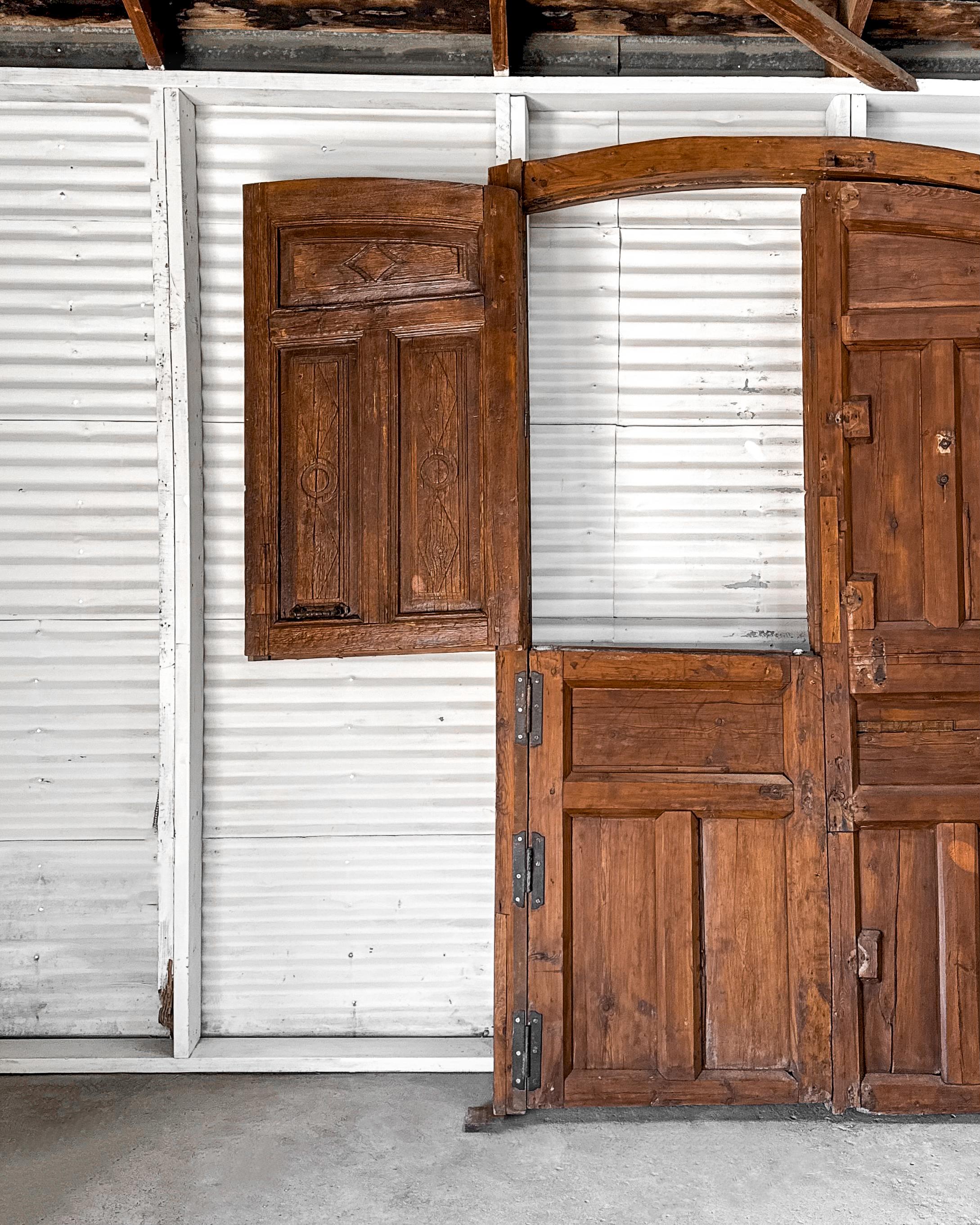 Pair of 18th Century Hacienda Entrance Doors 12