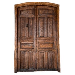 Antique Pair of 18th Century Hacienda Entrance Doors