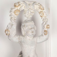 Pair of 18th Century Hand Carved Provençal Figures