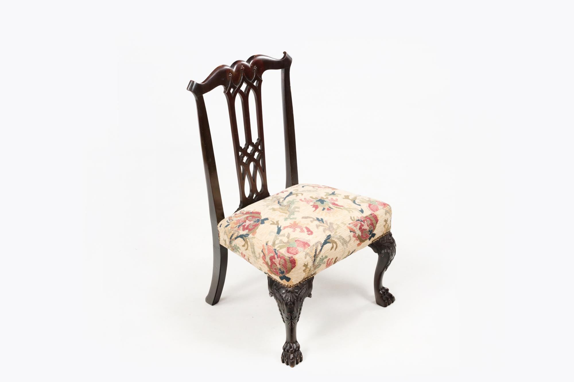 Georgian Pair of 18th Century Irish Miniature Chairs, Attributed to Butler of Dublin For Sale