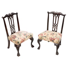 Pair of 18th Century Irish Miniature Chairs, Attributed to Butler of Dublin
