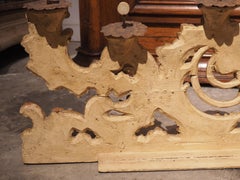 Pair of 18th Century Italian Baroque Giltwood Candleholders