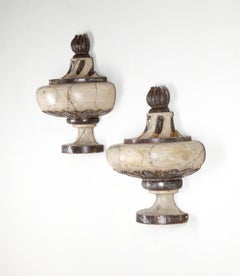 Paar italienische Barockendstücke aus dem 18.