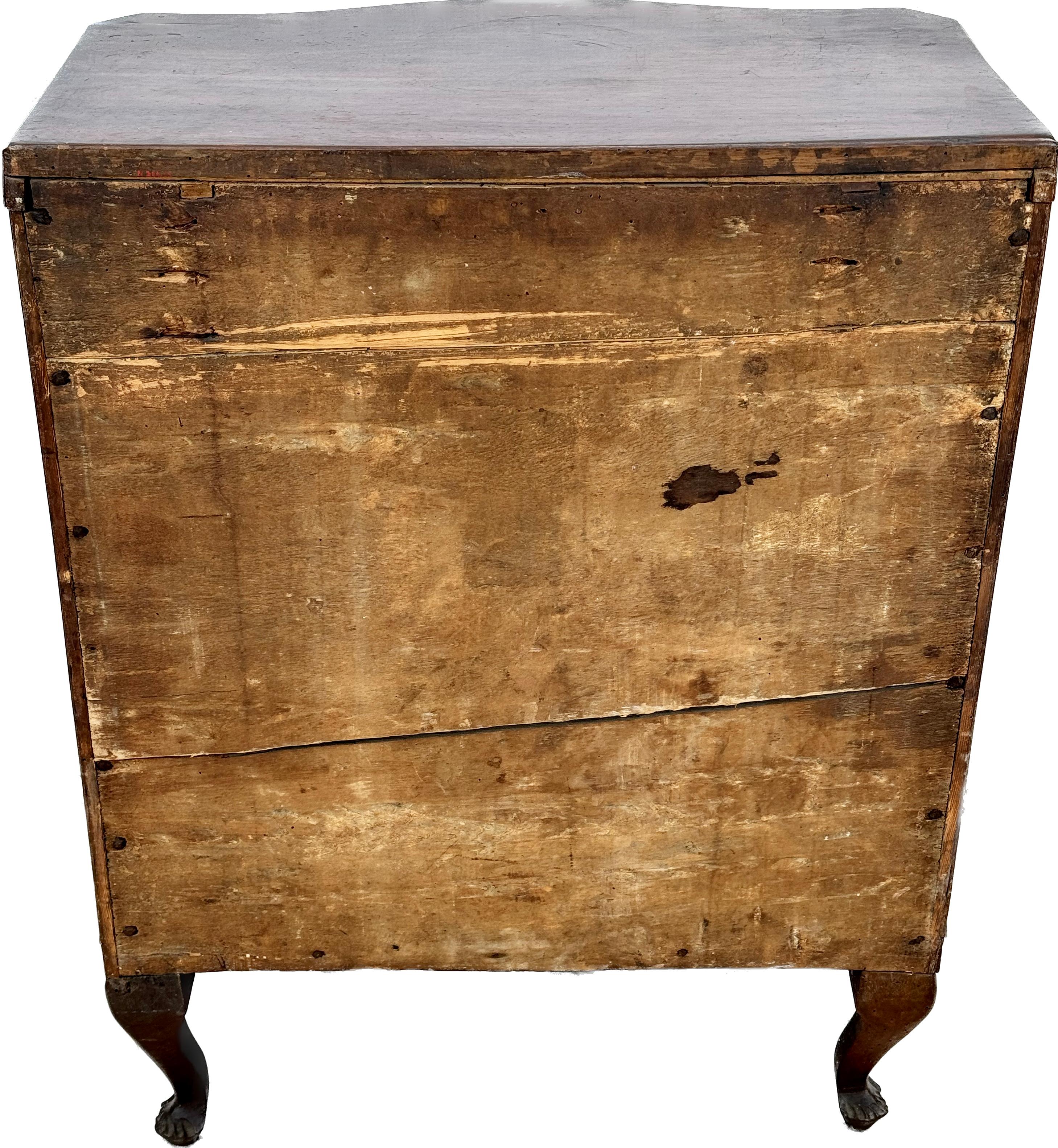 Pair Of 18th Century Italian Burl Walnut Bedside Cabinets - Commodini For Sale 3