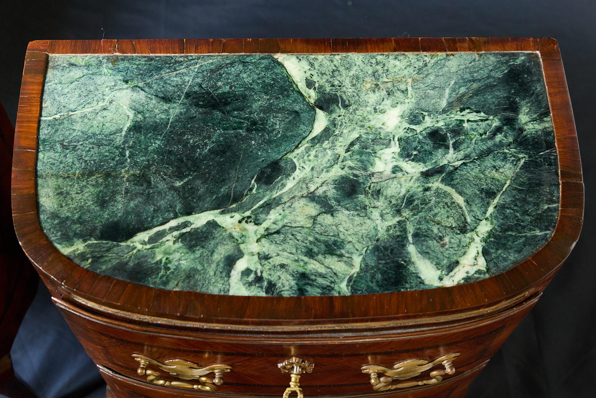 Pair of 18th Century Italian Commodinis with Marble Tops, Sicilian, Circa 1780 For Sale 6