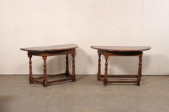 Pair of 18th Century Italian Demi-Lunes (or Connect as a Center Table)