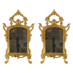 Pair of 18th Century Italian Gilt Mirrors