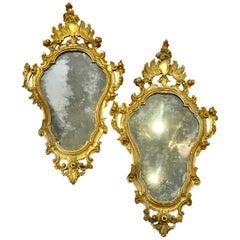 Pair of 18th Century Italian Gilt Mirrors