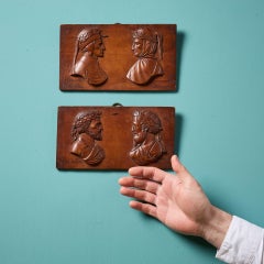 Pair of 18th Century Italian Grand Tour Wall Hangings