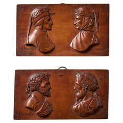Pair of 18th Century Italian Grand Tour Wall Hangings