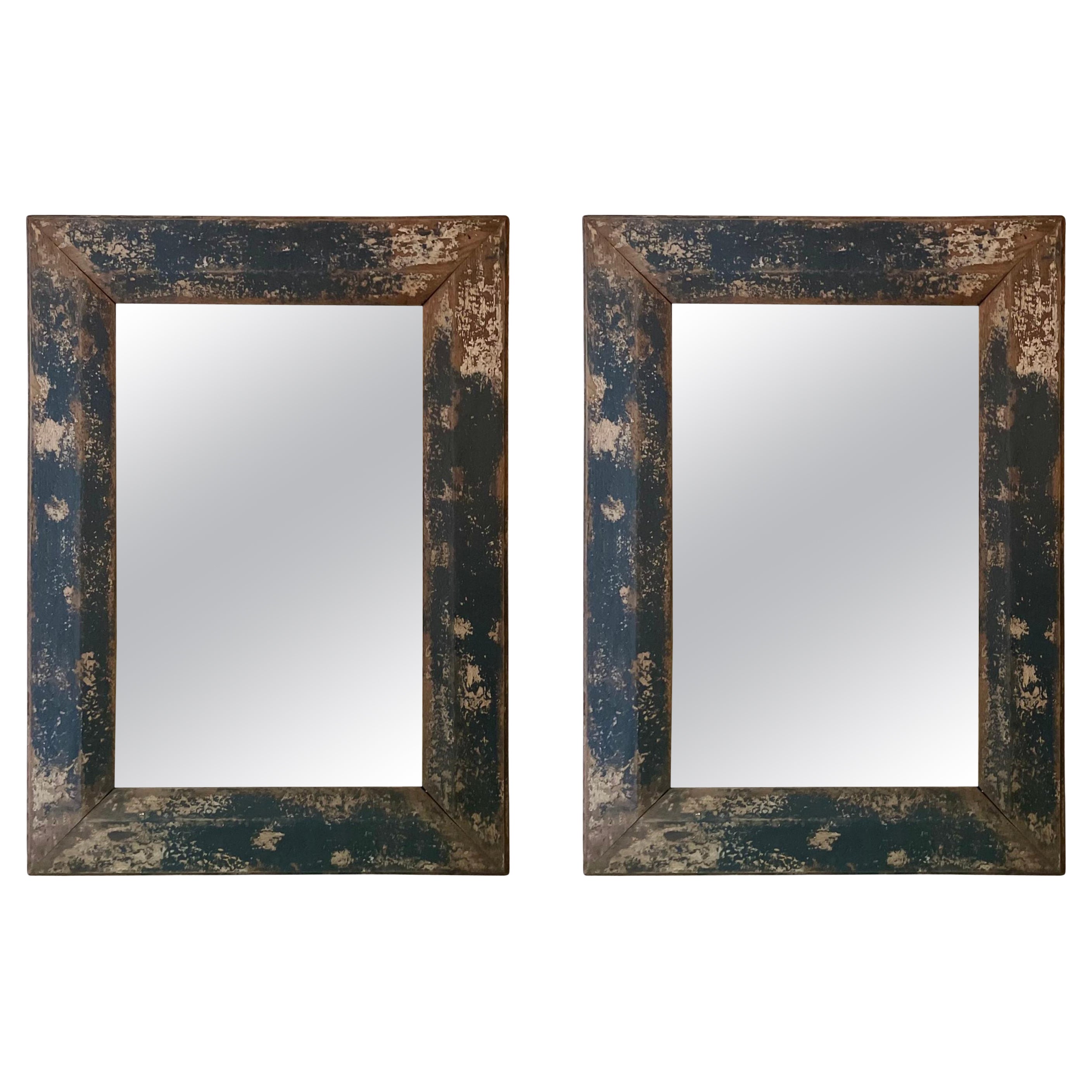 Pair of 18th century Italian mirrors