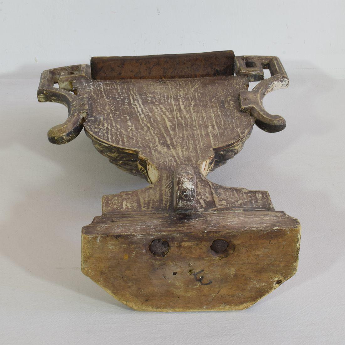 Pair of 18th Century Italian Neoclassical Altar Candleholders For Sale 14