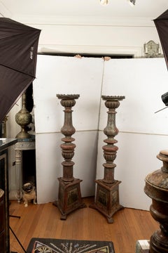Pair of 18th Century Italian Torchieres