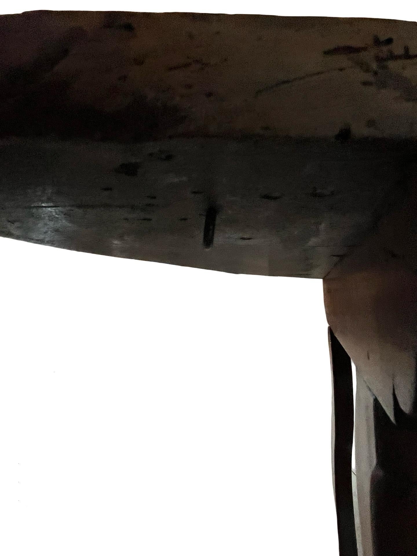 Pair of 18th Century Italian Walnut Demi Lune Consoles With Lyre Legs For Sale 8