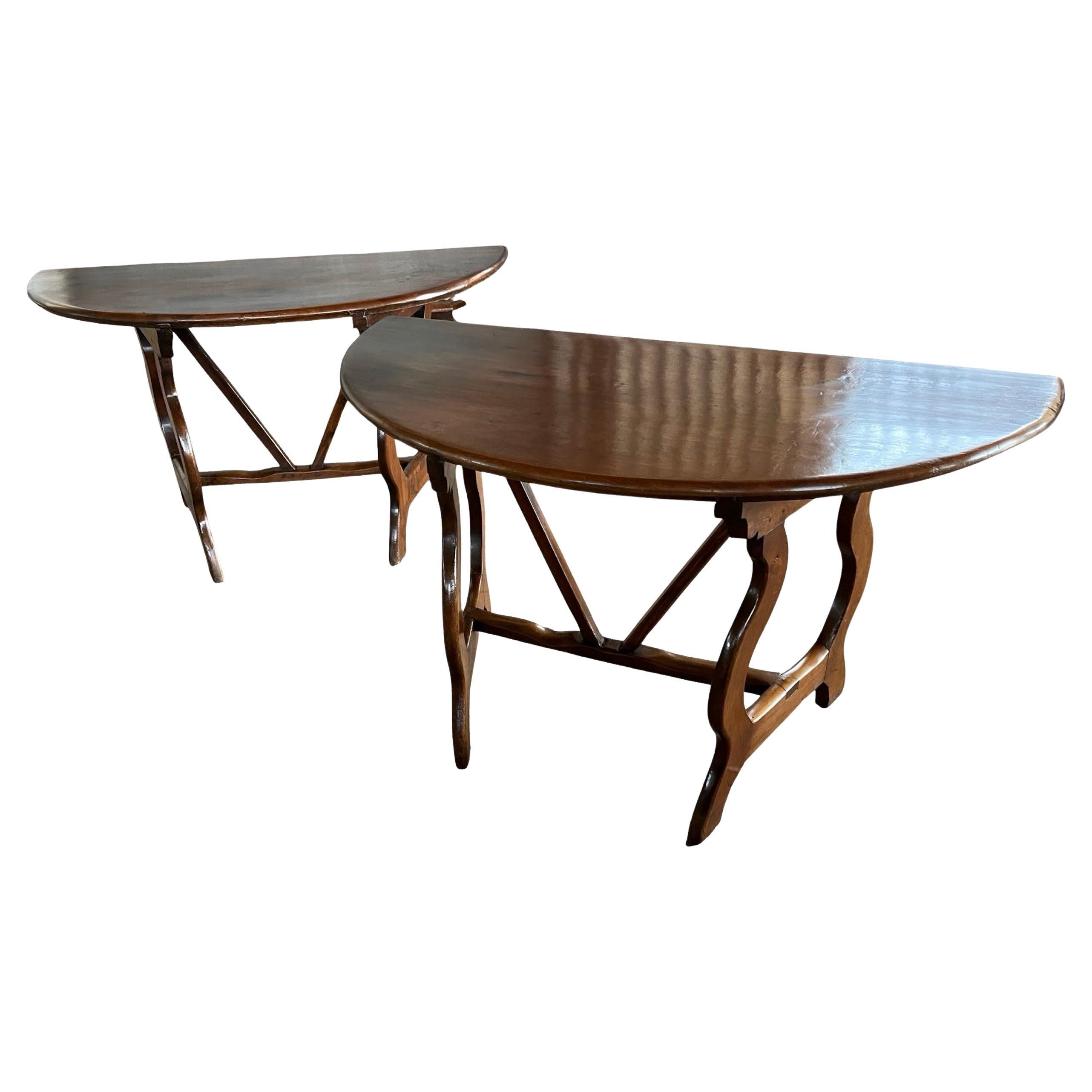 Hand-Carved Console Tables