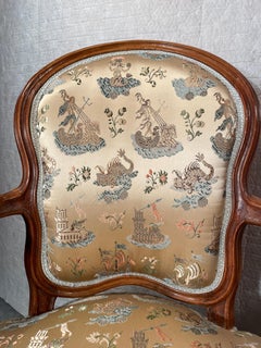 Pair of 18th century Louis XV Armchairs, France 1760