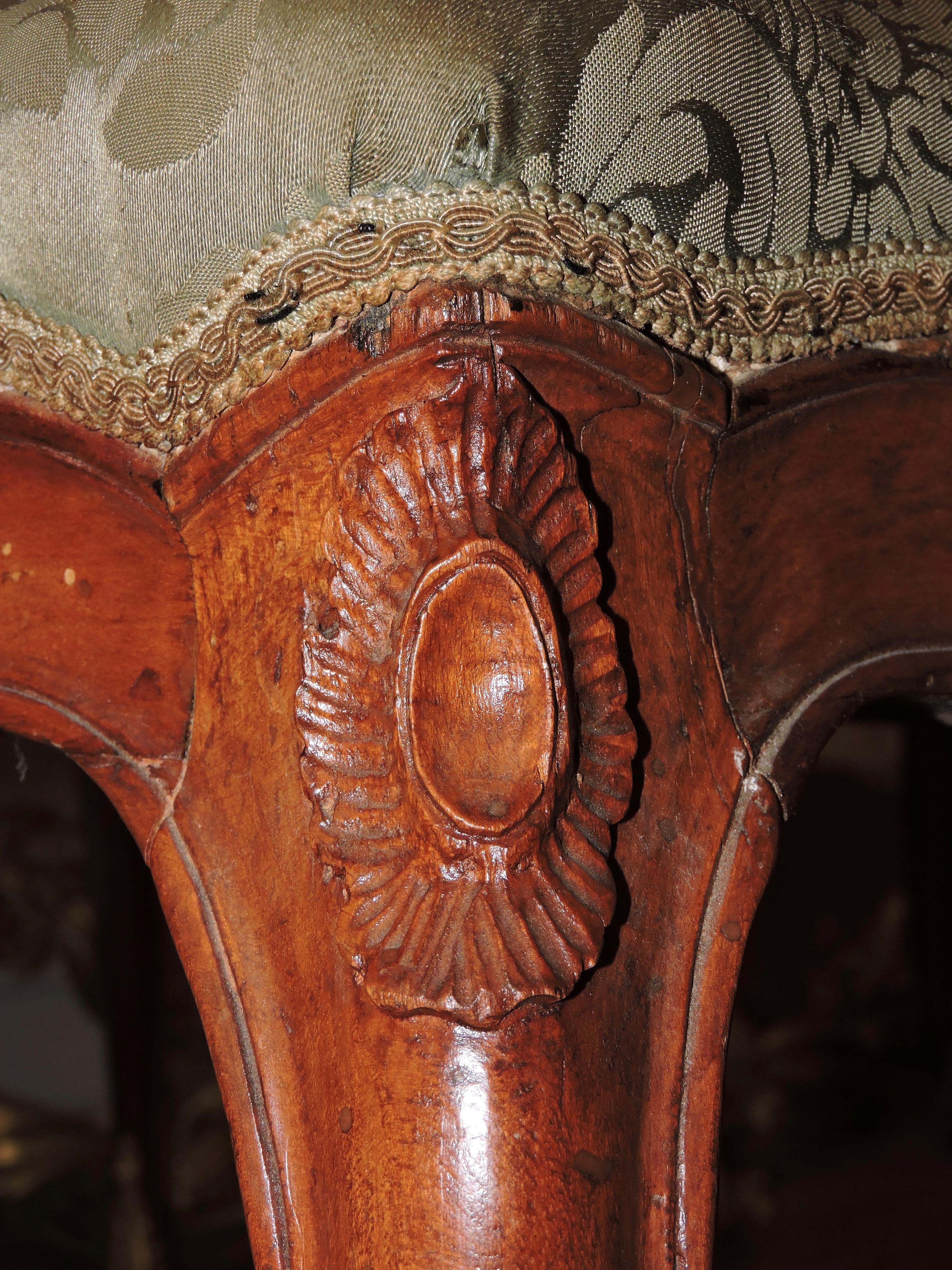 Pair of 18th Century Louis XV Stools 5