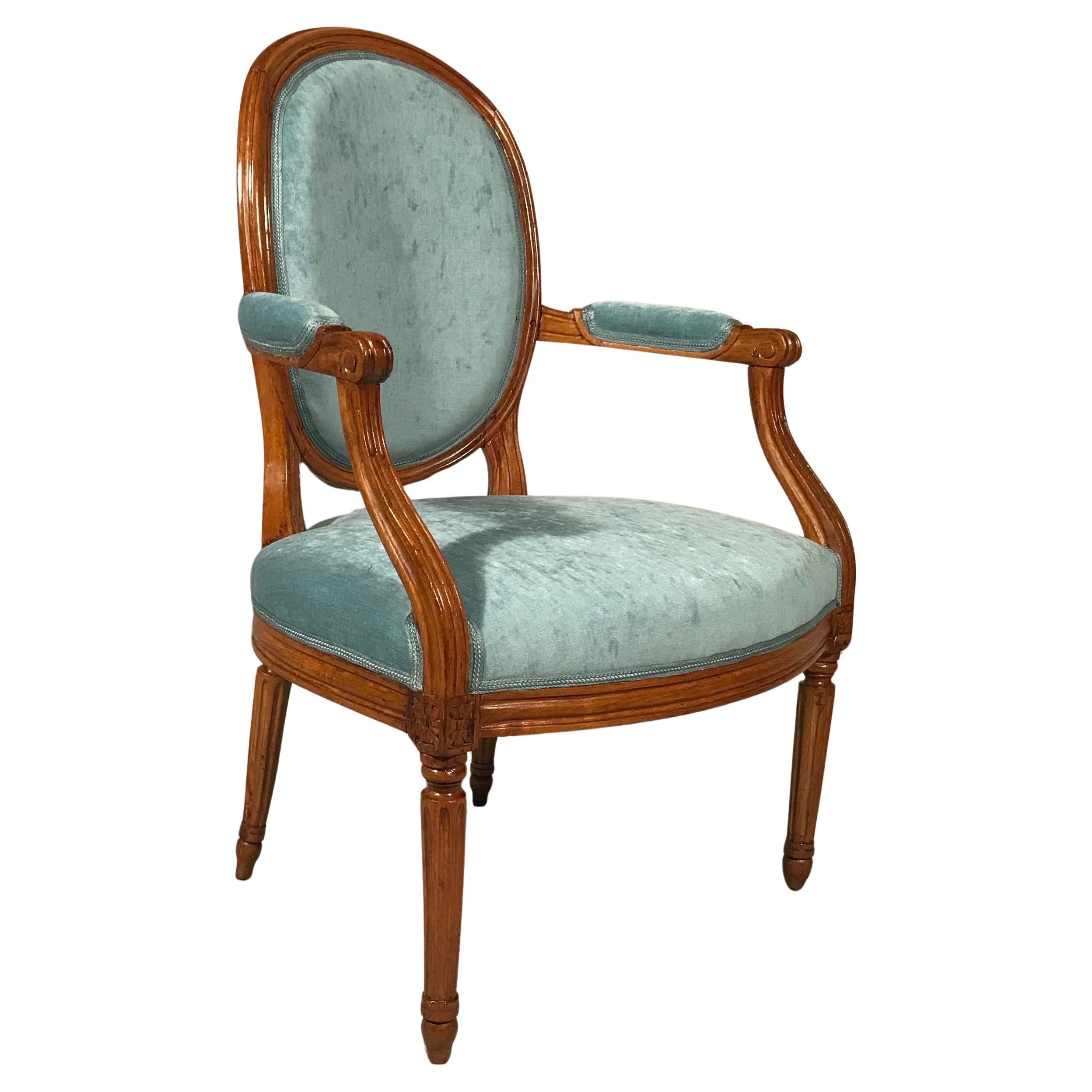 Pair of 18th century Louis XVI Armchairs, Provincial France In Good Condition For Sale In Leimen, DE