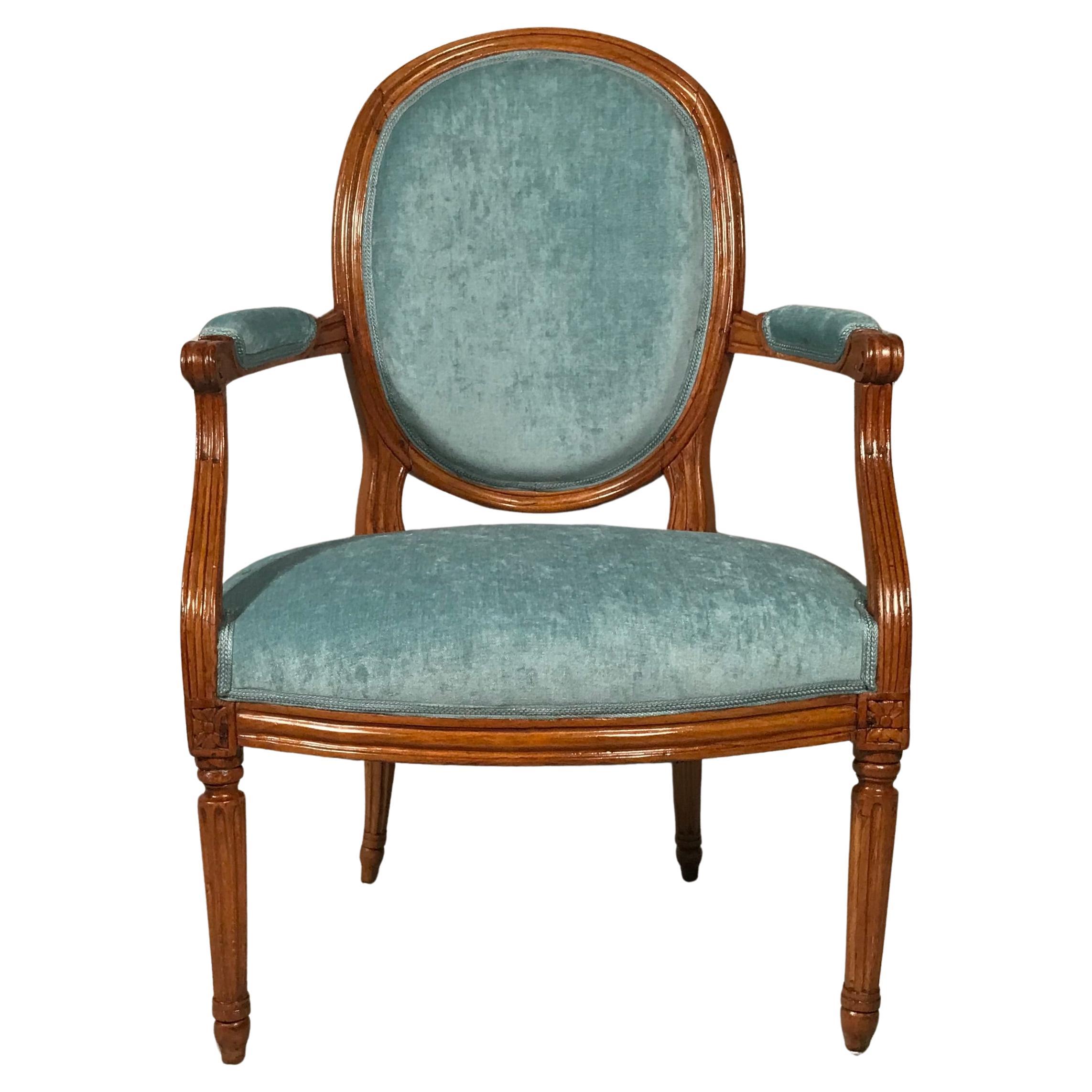 Late 18th Century Pair of 18th century Louis XVI Armchairs, Provincial France For Sale
