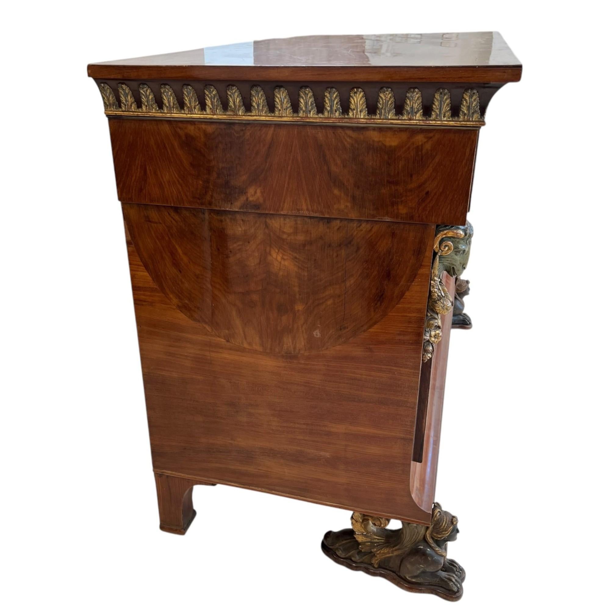 Coppia di cassapanche in mogano del XVIII secolo In condizioni discrete in vendita a New Orleans, LA