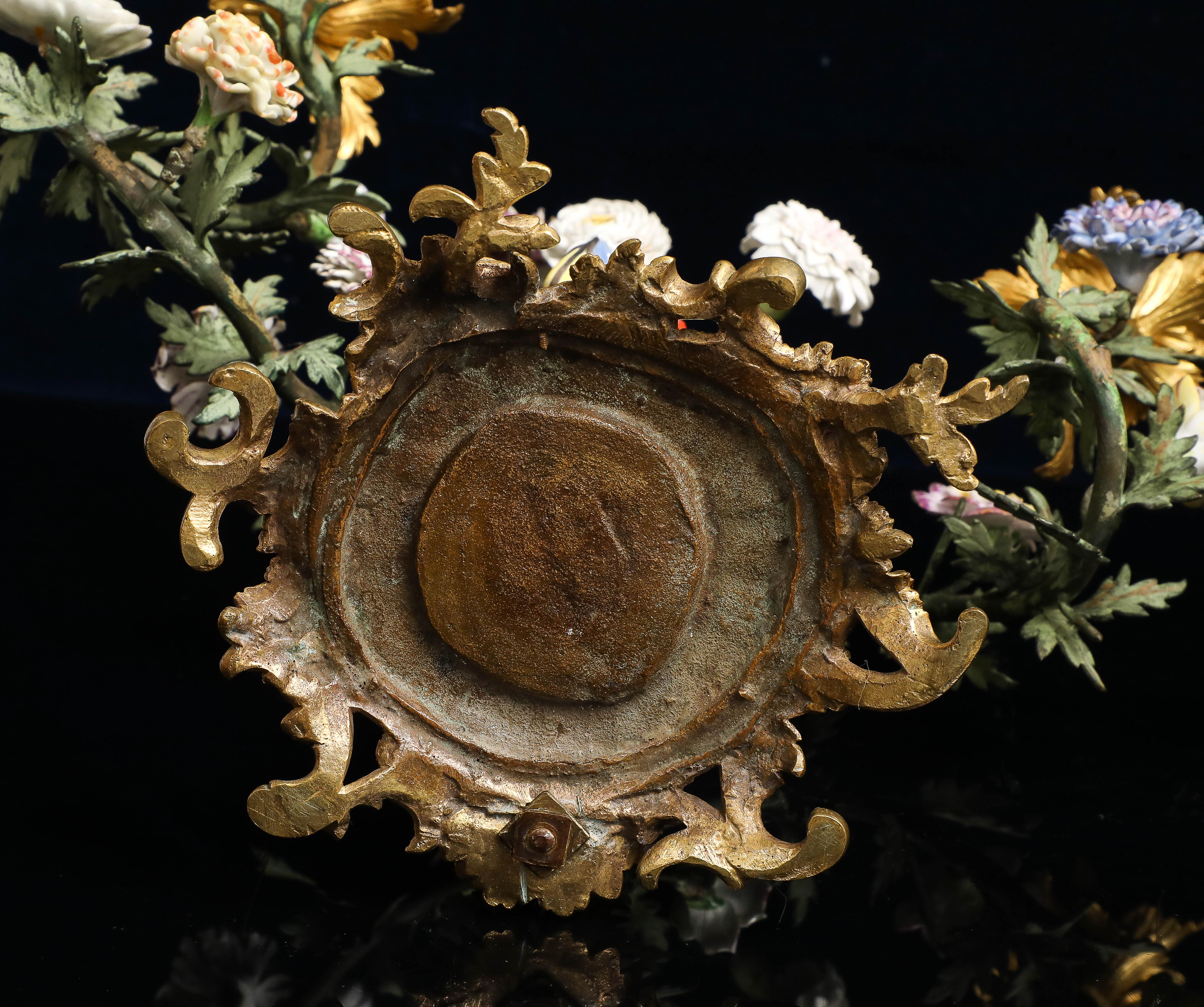 Paar Meissen Porcelain Figural & Ormolu Mounted Candelabras aus dem 18. im Angebot 12