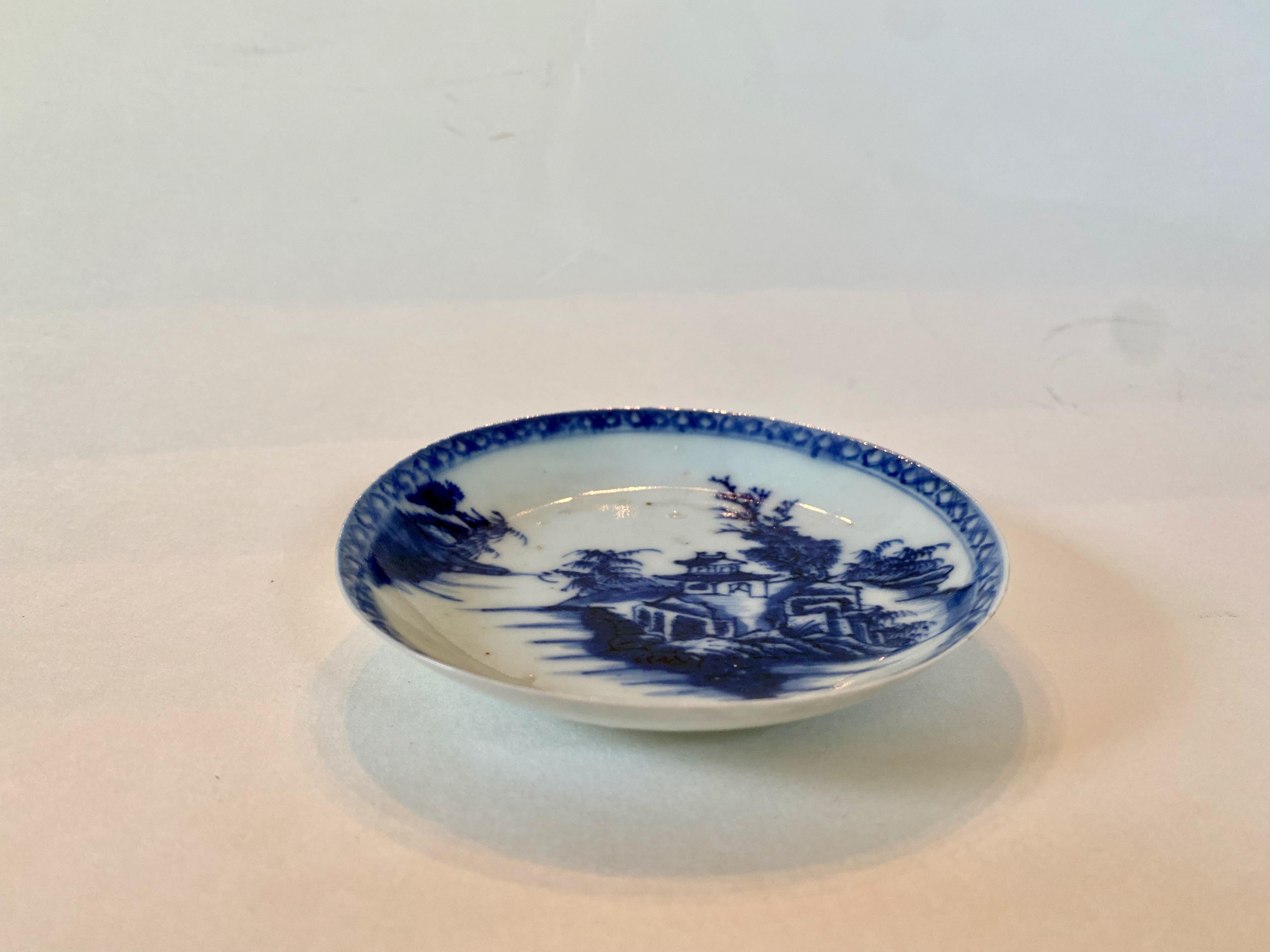Qing Two Sets of 18th Century Nanking Cargo Cups and Saucers